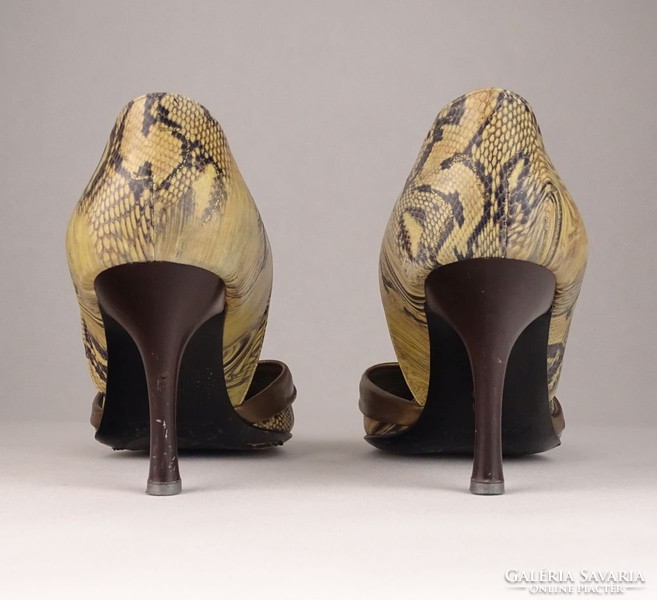 0V540 Kígyóbőr mintás Cango Rinaldi női cipő 38-as