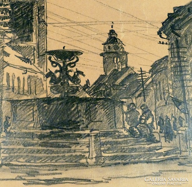 Zádor's 1917 pencil drawing