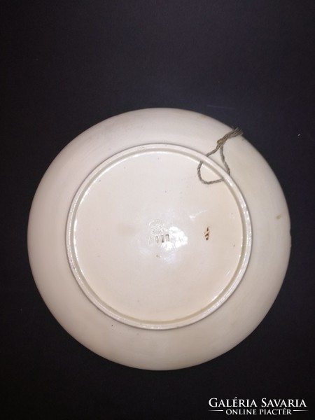 Steidl znaim art nouveau ceramic wall plate - damaged - ep
