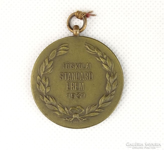0V285 Régi főiskolai standard sport érem 1931