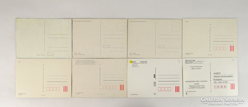 0V231 Retro képeslapok 8 darab