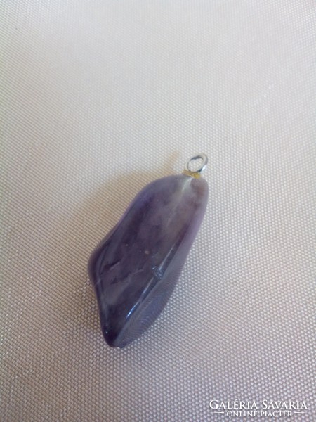 Amethyst, mineral stone, pendant!!