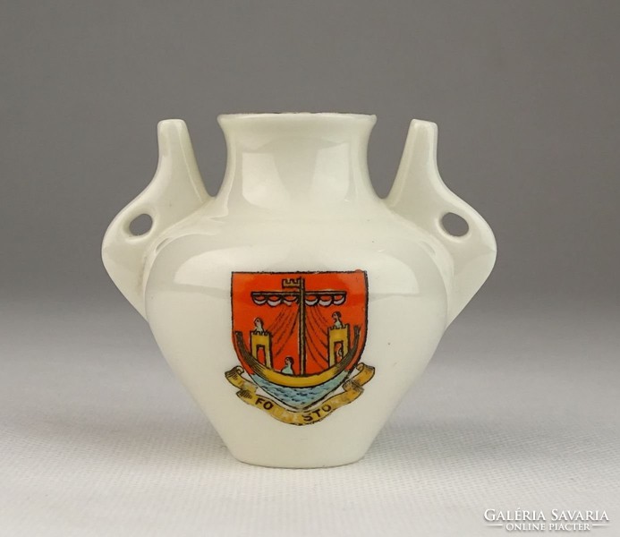 0V333 Antik W.H.GOSS Folkestone porcelán váza
