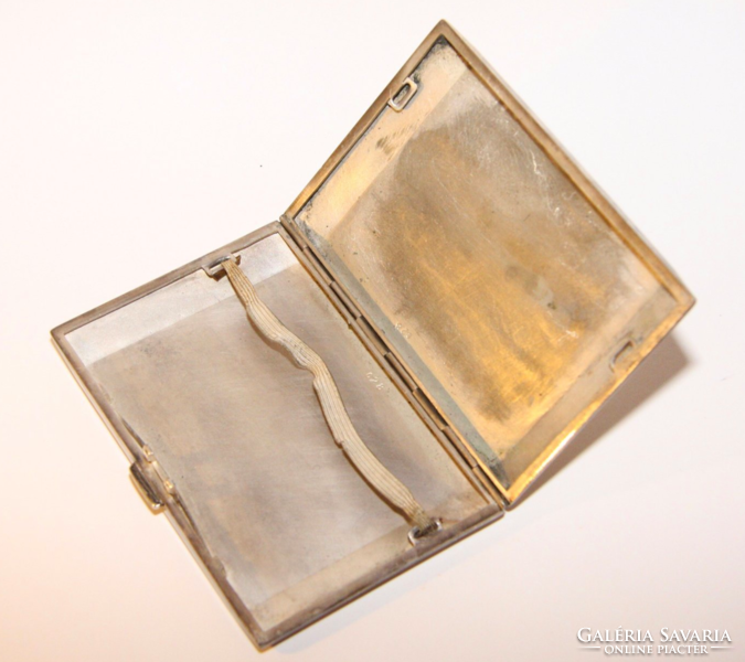 Cigarette case silver plated