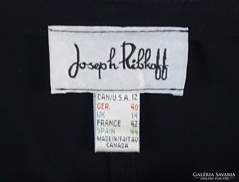 0V781 Fekete Joseph Ribkoff halásznadrág capri 42