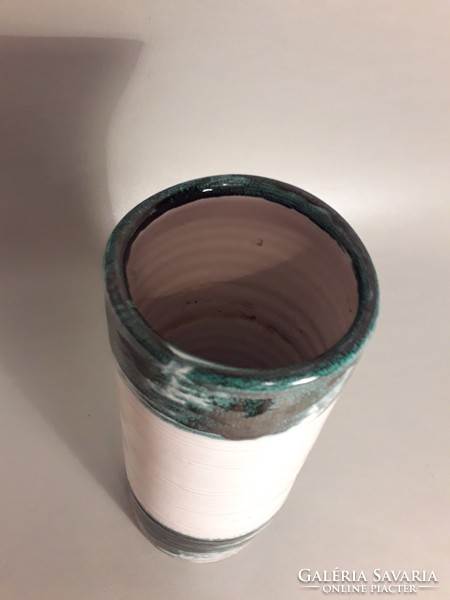 Now it's worth taking!!! Magnificent gift item lux elek very rare ceramic cylinder vase marked origin
