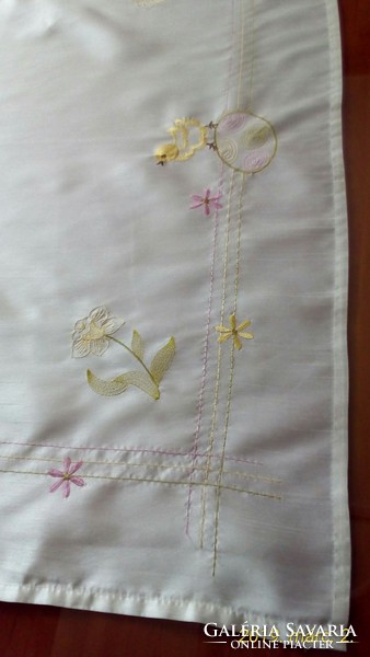 Bright tablecloth with an Easter motif