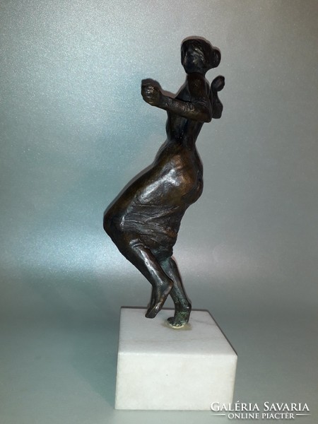 John Blaskó - dancing - bronze statue