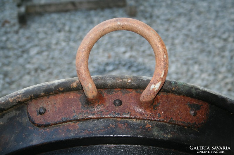 XIX. Century red copper cauldron for sale