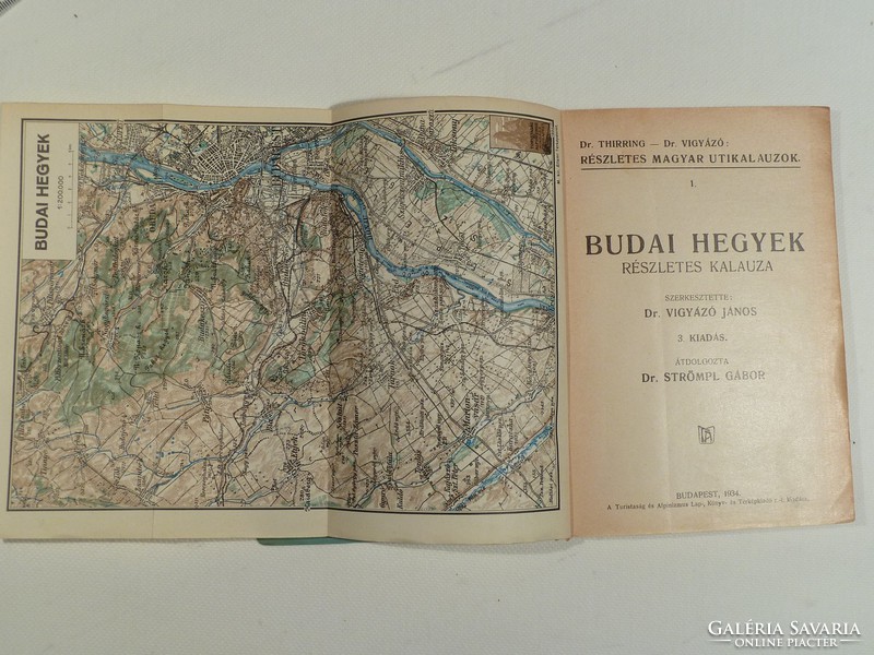 1934-es ritka könyv , Budai hegyek