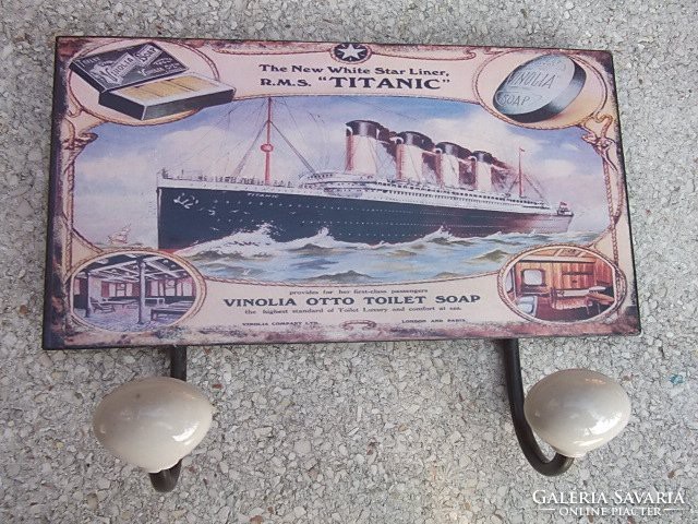 Titanic wall record holder 23x17 cm also available as a gift