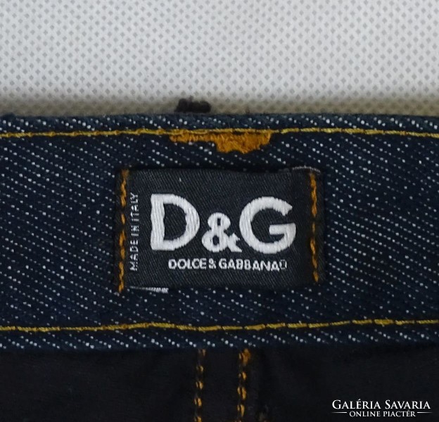 0V895 Dolce Gabbana fekete férfi farmernadrág 32