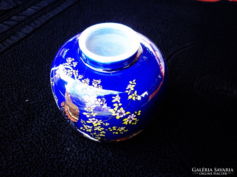 Gyönyörű porcelán teafű tartó doboz 