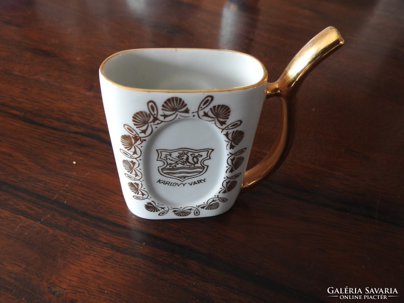 Karlovy Vary kúra pohár - régi csehszlovák  márkajelzéssel