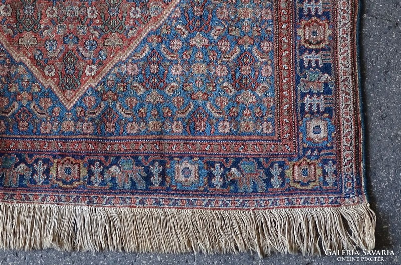 0V196 Antik kézi kaukázusi perzsa szőnyeg 104x163