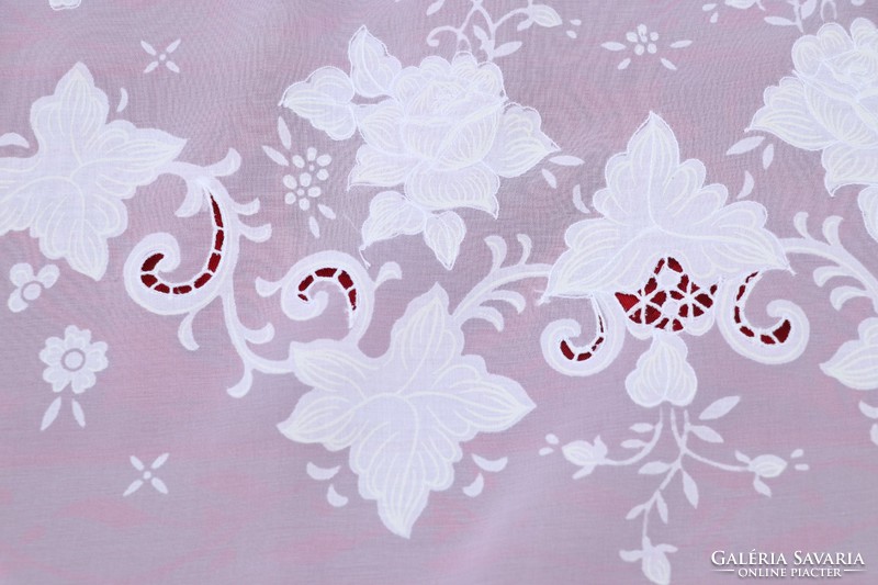 Printed silk tablecloth