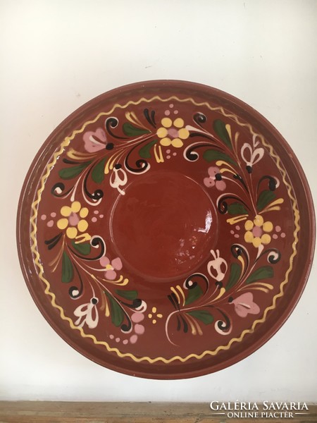 Beautiful glazed ceramic wedding bowl