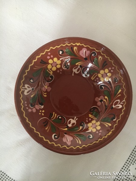 Beautiful glazed ceramic wedding bowl
