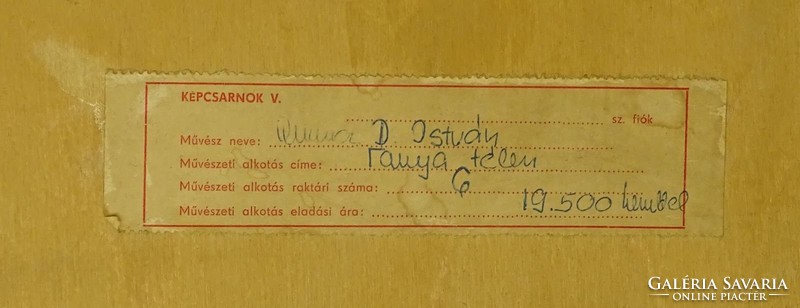 0U895 Kurucz D. István : "Tanya télen" 1932