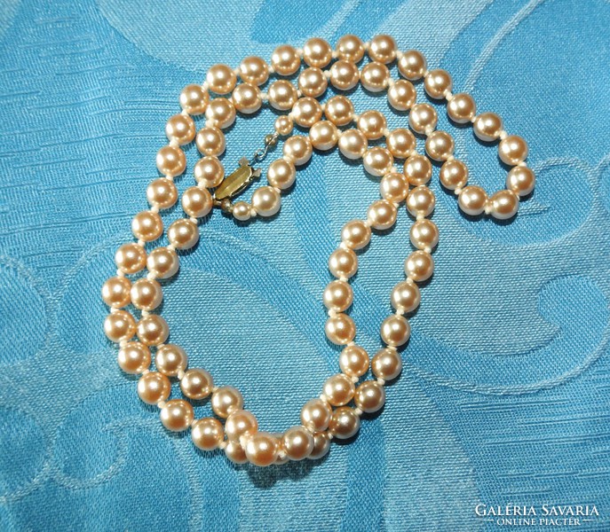 Single row antique pearl necklace - pearl necklace