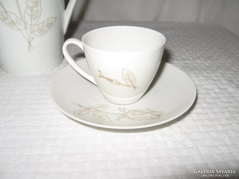 Coffee set - 5 pcs - 1957. Annual award winner - porcelain - currently no more 