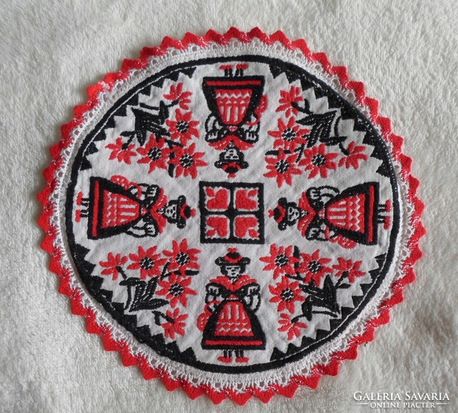 Old folk needlework embroidery