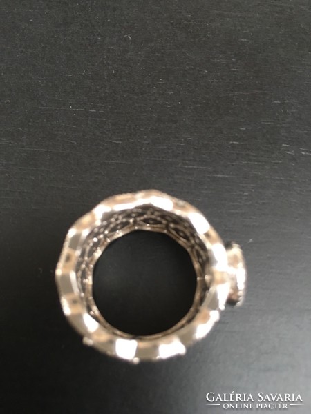 Israeli silver ring