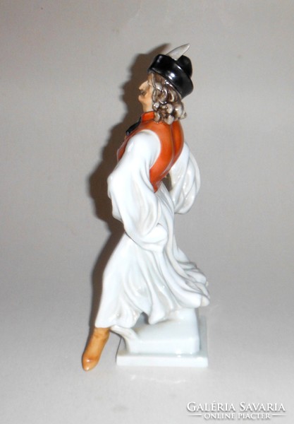 Herend dancing peasant porcelain figure