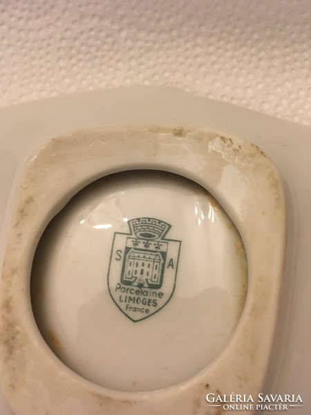 Gyönyörű Antik Limoges-i porcelán tálka az 1940-50-es évekből