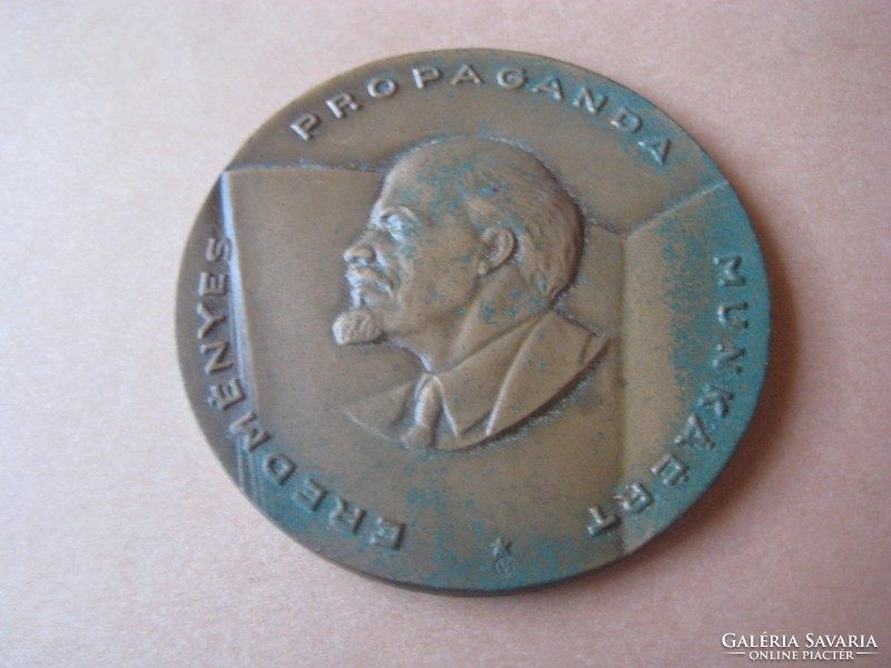 Lenin's propaganda award from the 70's is 68 mm
