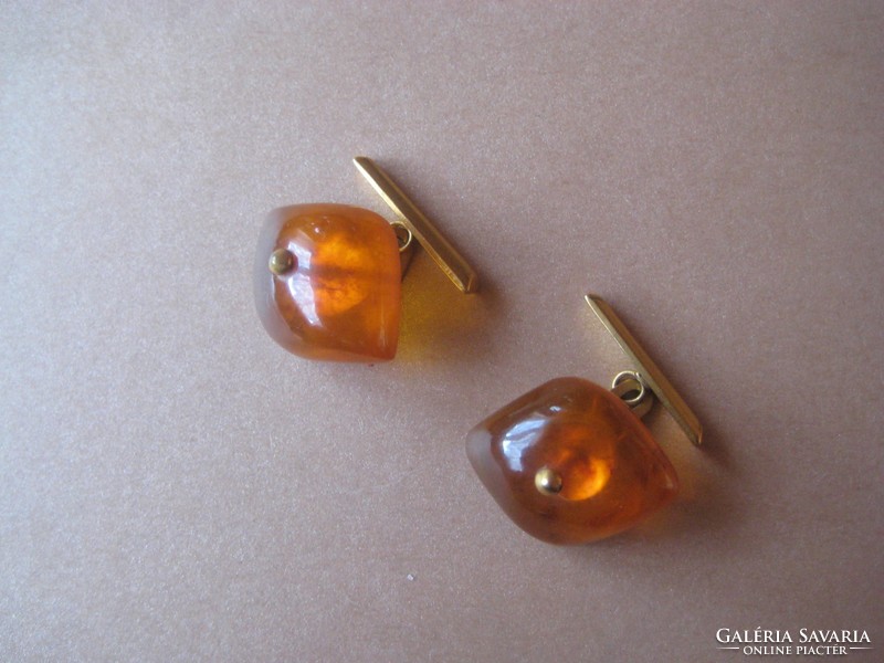 Nice amber cuff 2 x 2.5 cm