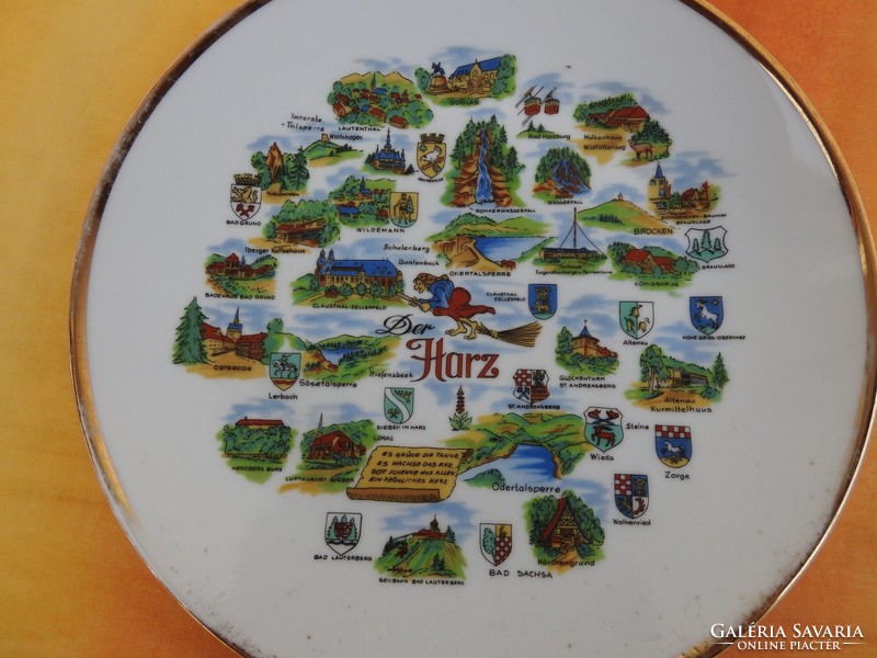 Edelstein bavaria - der harz - multi-landscape commemorative plate