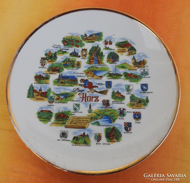 Edelstein bavaria - der harz - multi-landscape commemorative plate
