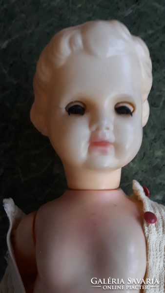 Antique rubber doll 55 cm