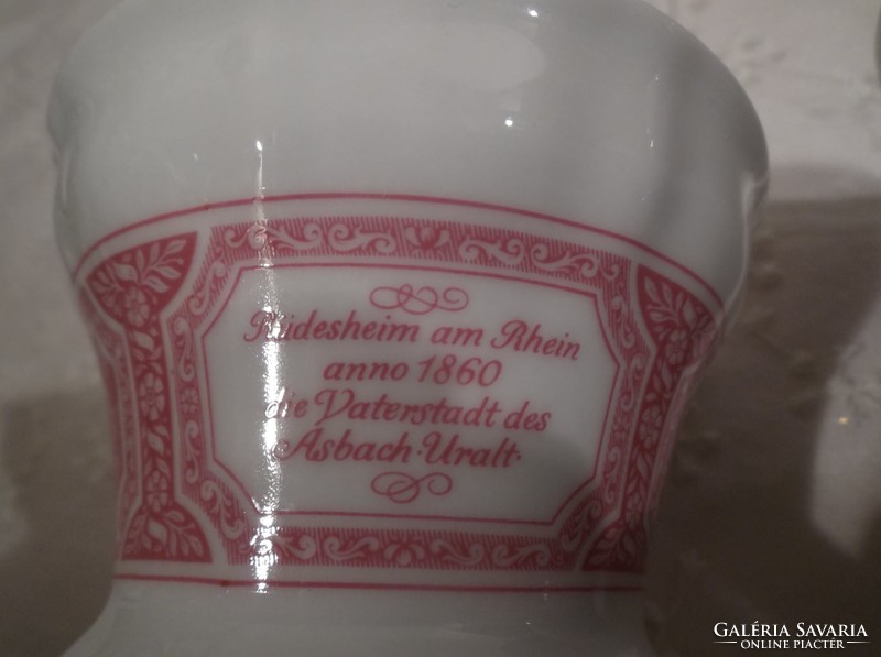 KÁVÉS  SZETT - HEINRICH porcelán - 2,5 dl - 16 cm - hibátlan