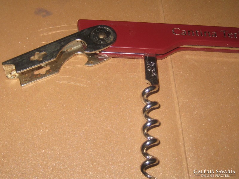 Professional corkscrew beer opener, cantina terlano closed 13 cm