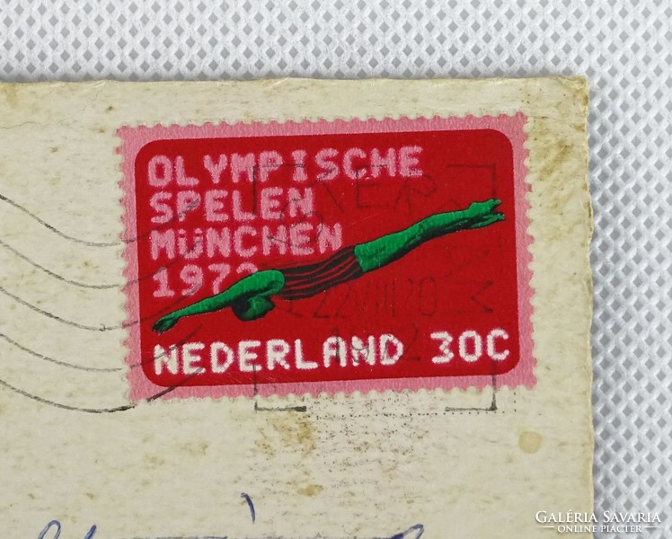0W199 Holland babás színes képeslap 1972
