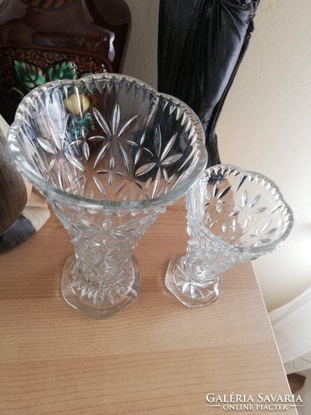 Old glass vases