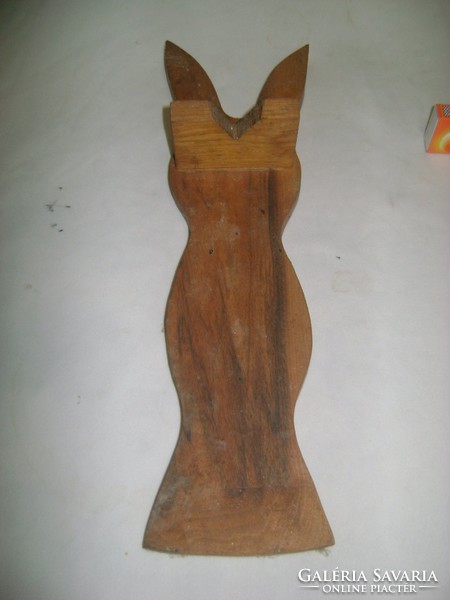 Csizma vagy cipő lehúzó fából - nyúl, nyuszi forma