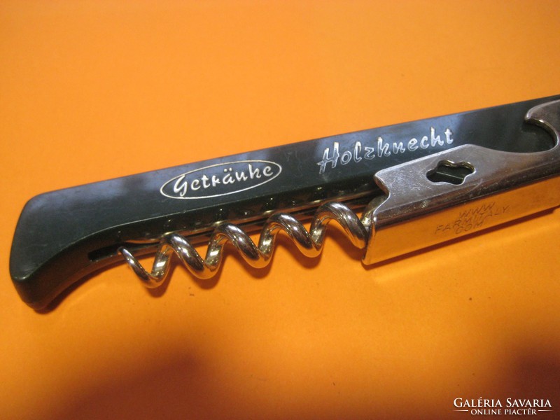 German professional corkscrew bottle opener g. Holzknecht, closed 13 cm