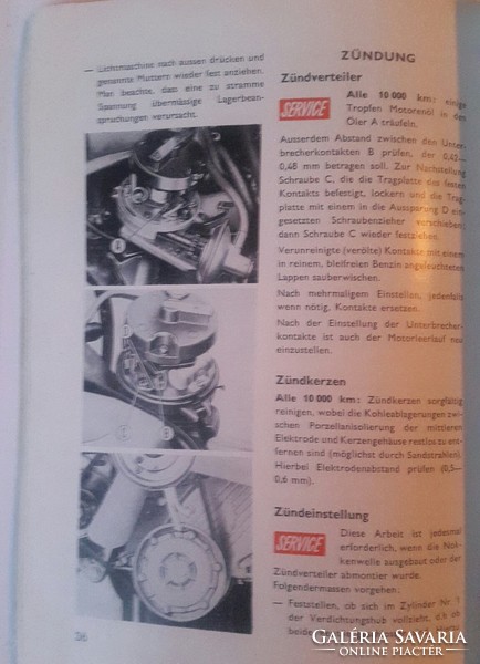 Polski fiat 125p Care and Repair Manual German 64 pages in good condition, size: 15cmx21cm