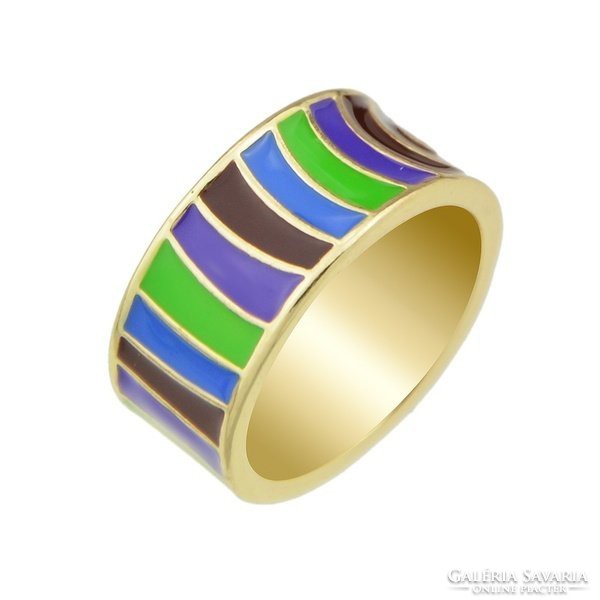 Colorful striped ring size 6.5-7 (53-54)