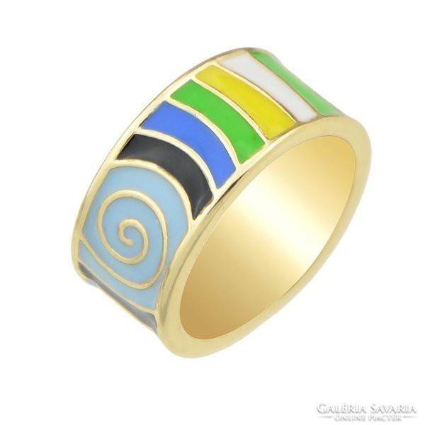 Colorful striped ring size 6.5-7 (53-54)