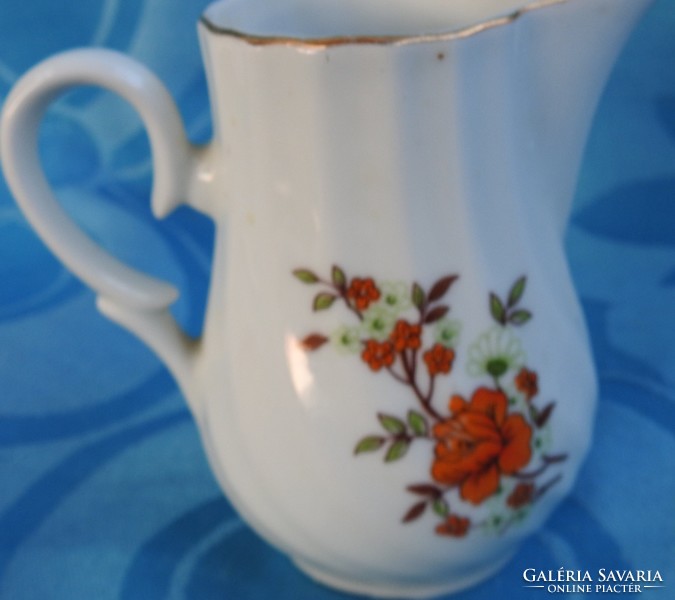 Bulgarian flower pattern cream spout - milk spout