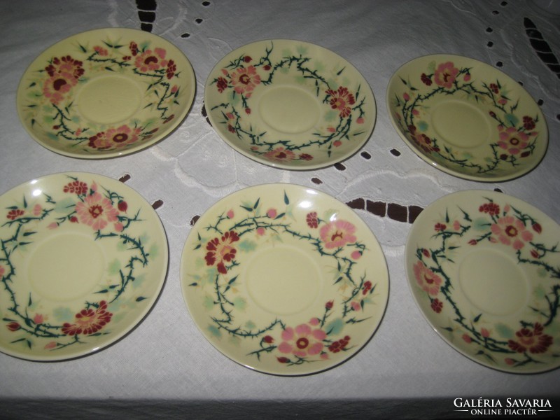 Zsolnay, mocha, small plates, nice condition