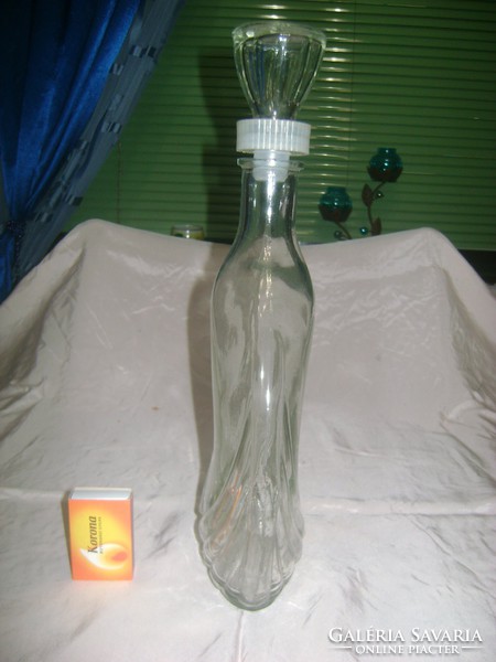 Retro italos üveg, "lapos" üveg palack