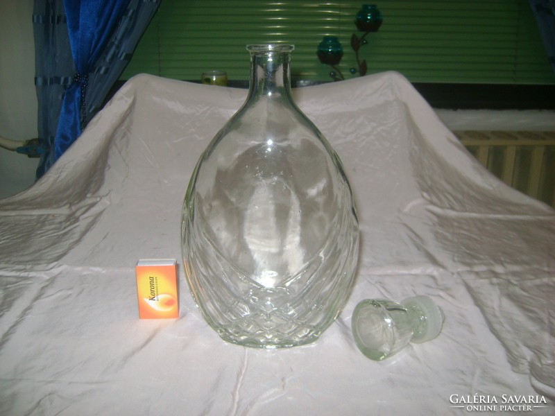 Retro italos üveg, "lapos" üveg palack
