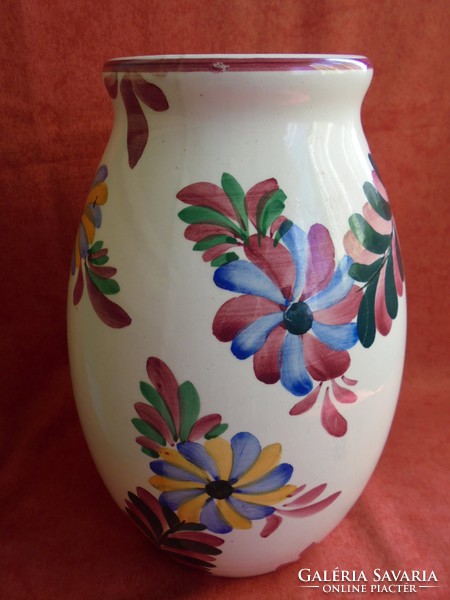 Nagy méretű Fischer porcelán váza ritka mintával