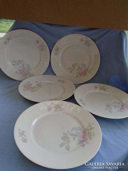 Gyönyörű régi ROSENTHAL tányérok 5 személyes nagy méret  26 cm  hibátlan