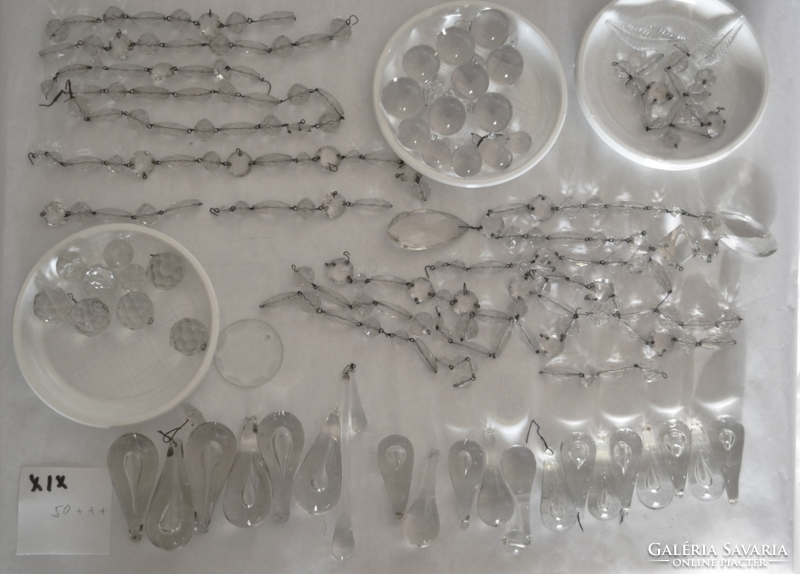 Crystal chandelier parts